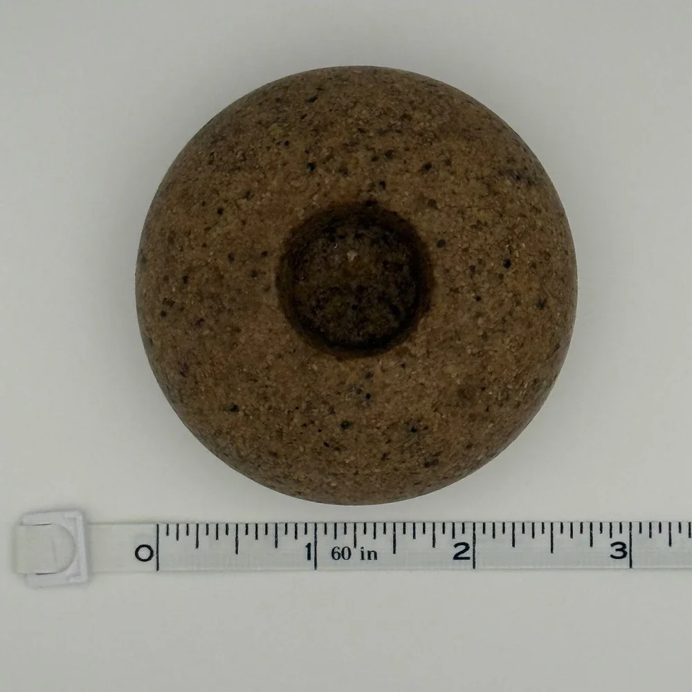 Stone‎ Mill Designs Santa Cruz Sand & Resin Pebble Candle Holder - Coastal Boho
